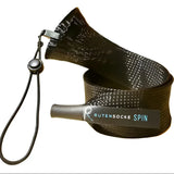 Rutensocke Spin S 2-Teiler (70cmx45mm Rutenschutz für 2-tlg. Ruten bis 220cm) - Schwarz