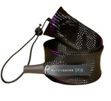 Rutensocke Spin XM 2-Teiler (85cmx45mm Rutenschutz für 2-tlg. Ruten bis 255cm) - Schwarz-Violett