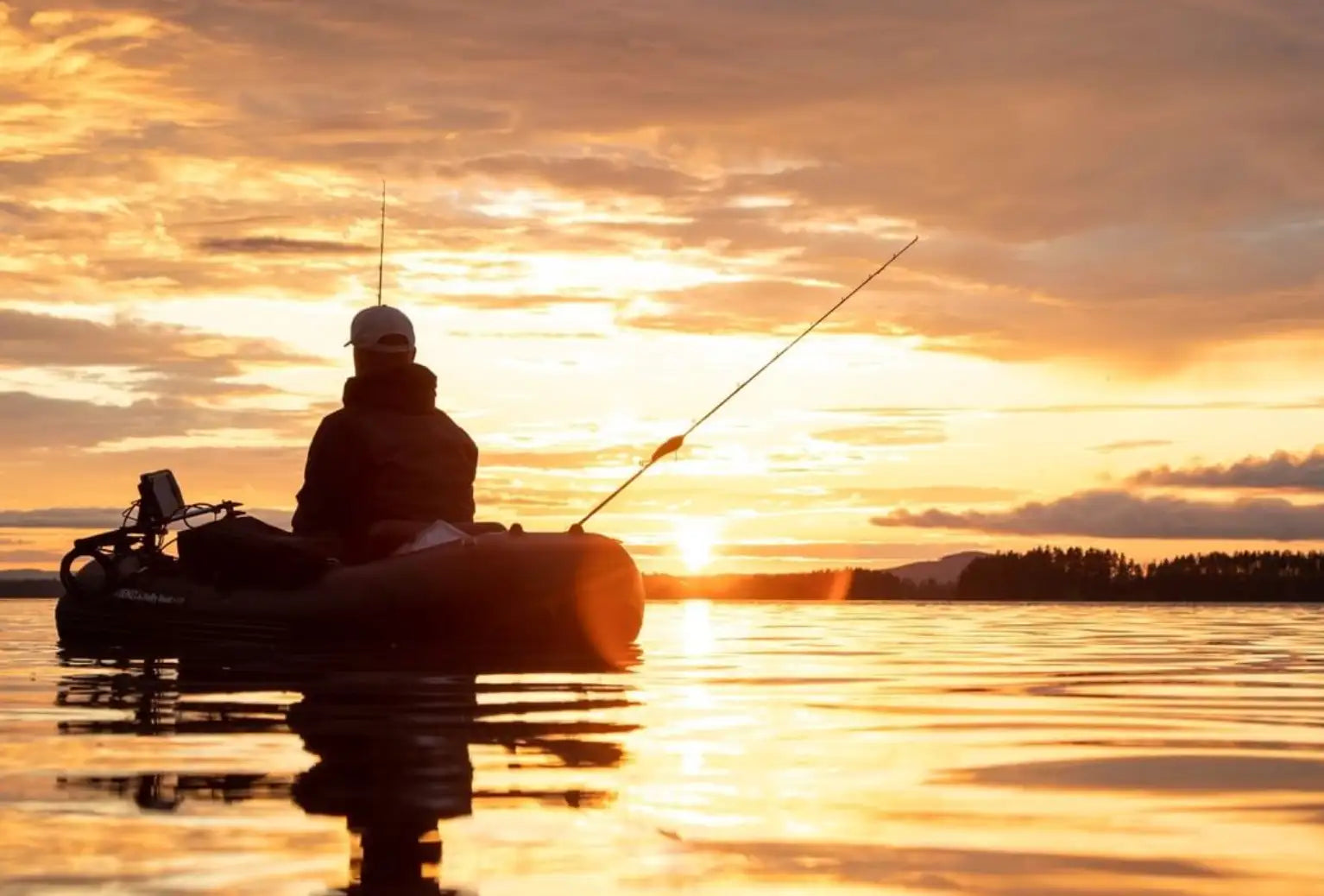 Entspannt mit dem Belly-Boot in Schweden
